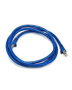 Monoprice Cat6A Ethernet Patch Cable - 5 Feet - Blue | Snagless RJ45, Stranded, 550Mhz, STP, Pure Bare Copper Wire, 10G,26AWG