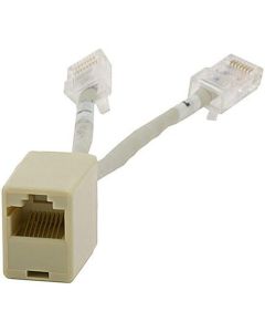 Monoprice T Adapter Cat5e 2M/1F, 6 inch (101106)