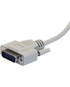Monoprice 10ft DB15 M/M 1:1 Molded Cable - Beige