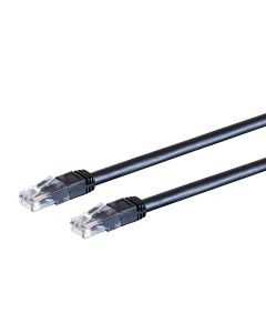 Monoprice Cat6 Outdoor Rated Ethernet Patch Cable - 100 Feet - Black | Snagless RJ45, Stranded, 550MHz, UTP, Pure Bare Copper Wire, 24AWG