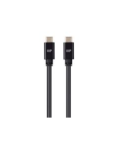 Monoprice USB C 3.2 Gen2 Cable - 1 Meter (3.3 Feet) - Black | 10Gbps, 5A, Type C, Ultra Compact, Compatible with Apple iPad/Xbox One / PS5 / Switch/Android and More