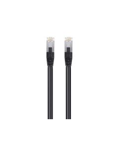 Monoprice Cat6 PoE Ethernet Patch Cable - 100 Feet - Black, 600V, Shielded RJ45, Solid, 550MHz, STP (U/FeetP), 24AWG
