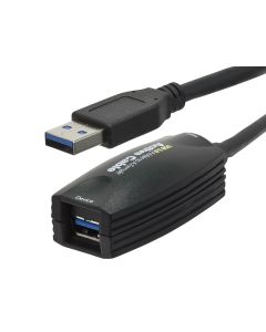 Monoprice 5-meter USB 3.0 A Male to A Female Active Extension Cable, Black